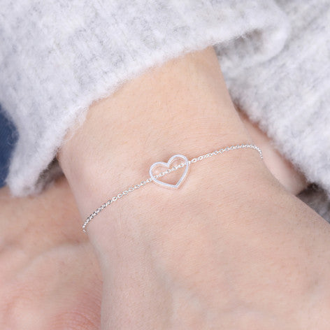 Open deals heart bracelet